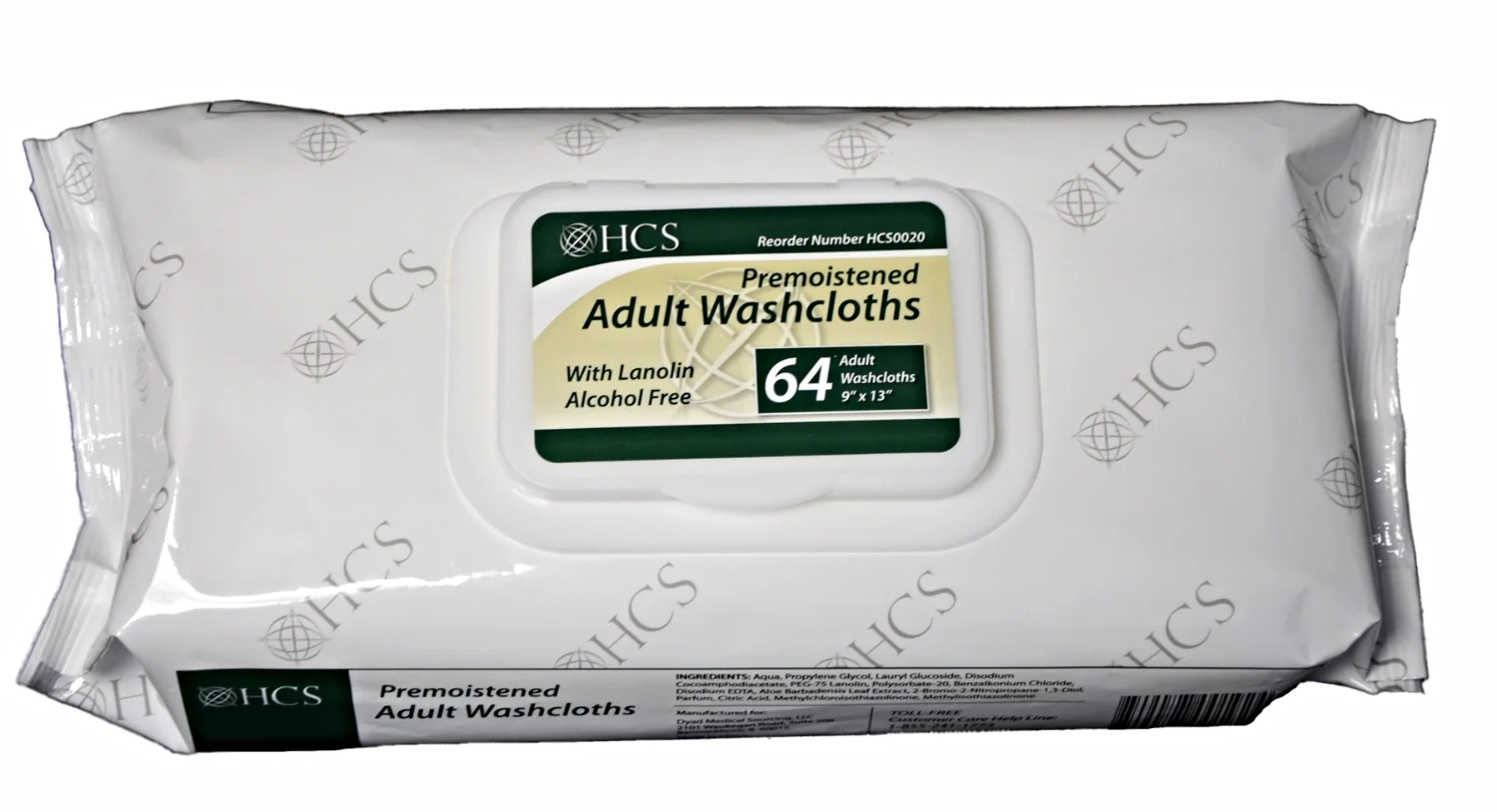 Washcloths and Wipes — HCS