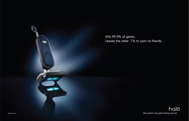  Campaign for Halo,&nbsp;the worlds first germ killing vacuum. 