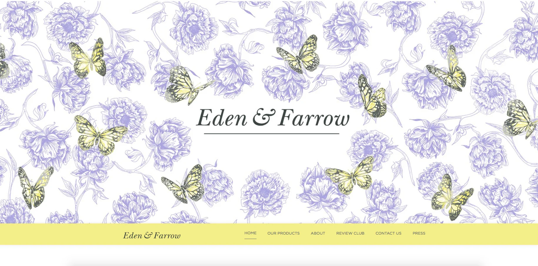 Eden & Farrow Cosmetic Range