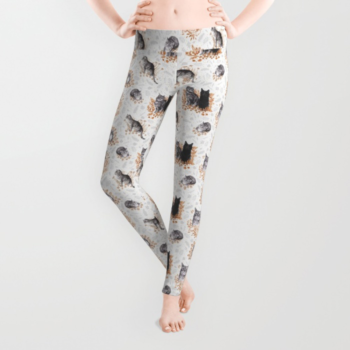 Le Chat Toile de Jouy Leggings