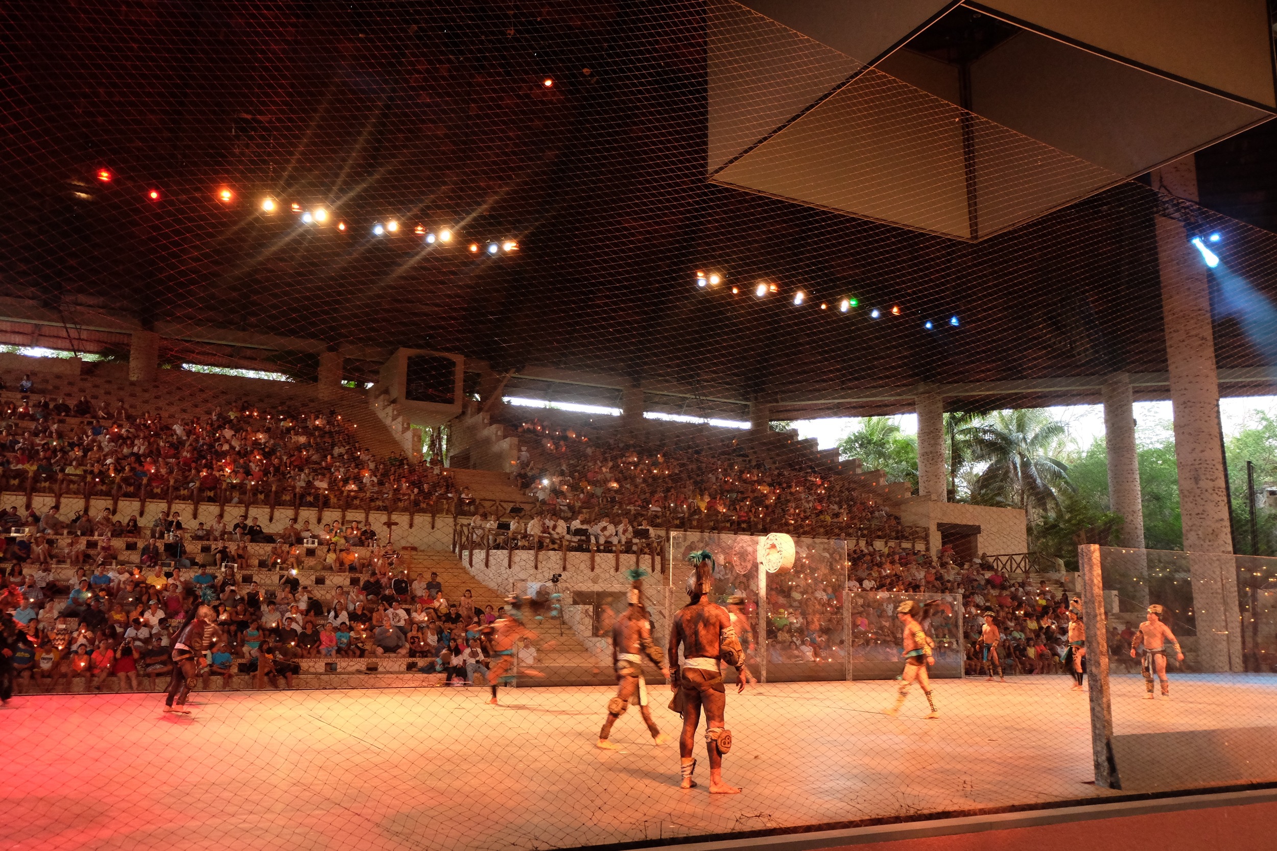 Live show of the Mayan ball game