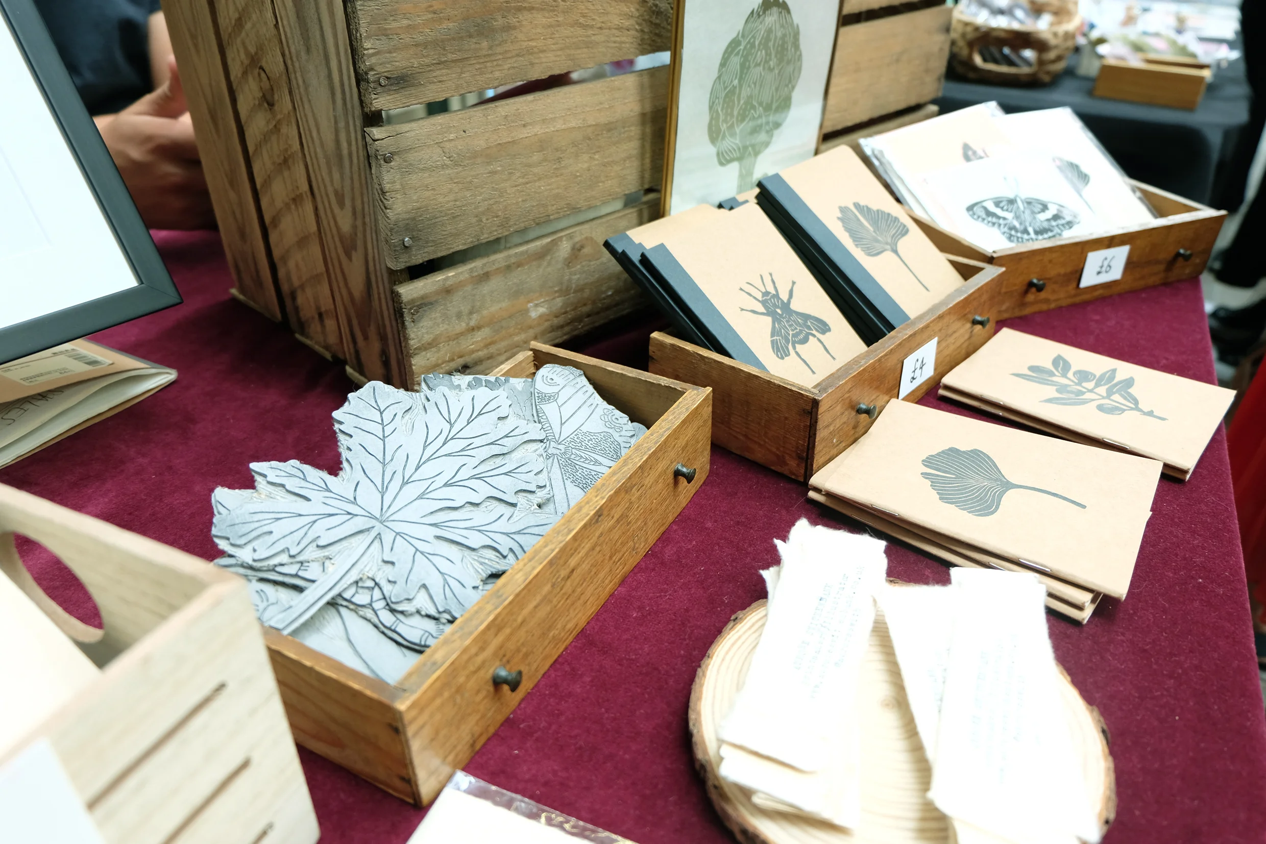 Beautiful linocuts by Aurore Swithenbank