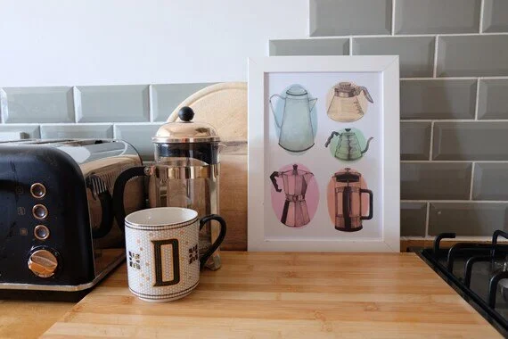 Pastel Coffee Lovers Vintage Coffee 