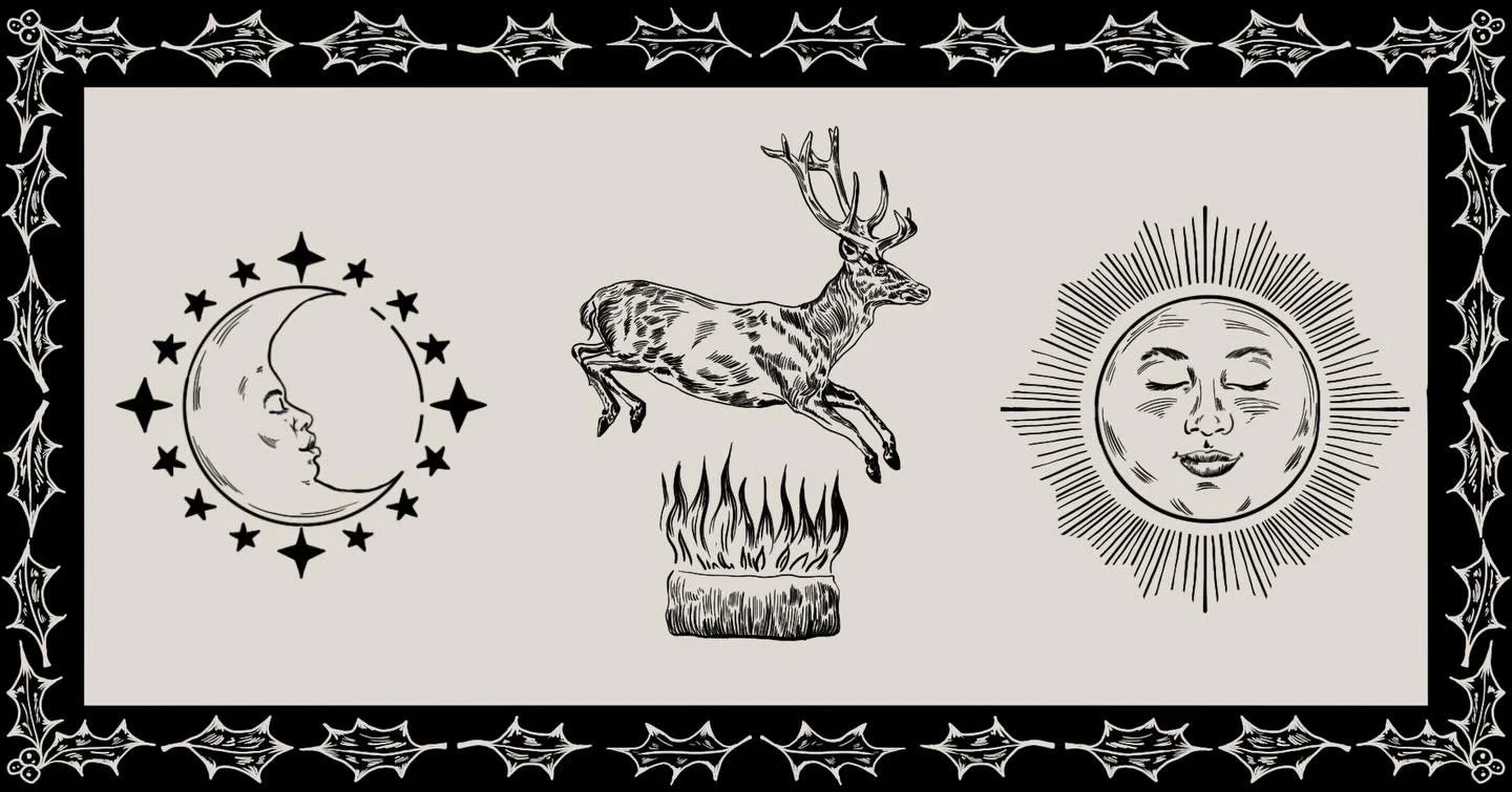 ✨ Happy Winter Solstice ✨

#illustration #sunandmoon #wintersolstice #yule #procreateillustrations