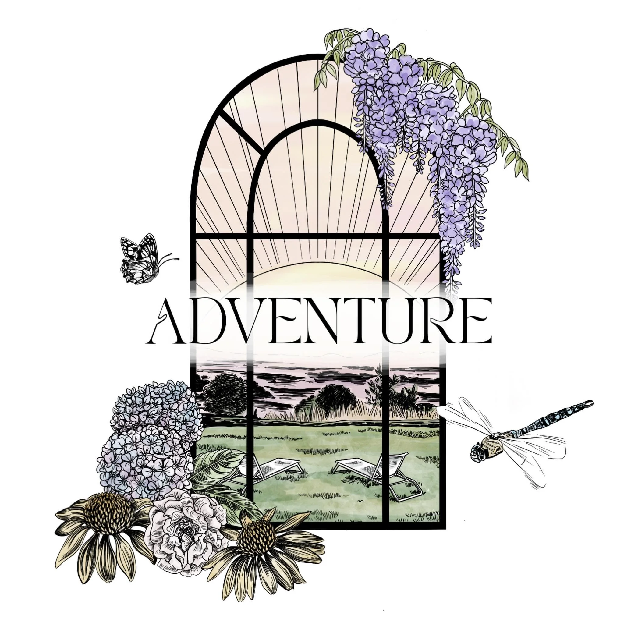 It&rsquo;s a new season, which means a new seasonal focus at @ragdalehallspa 🌞 

Swipe to see the other concepts I dreamt up, as well as a little process video of how I illustrated the final piece ✨