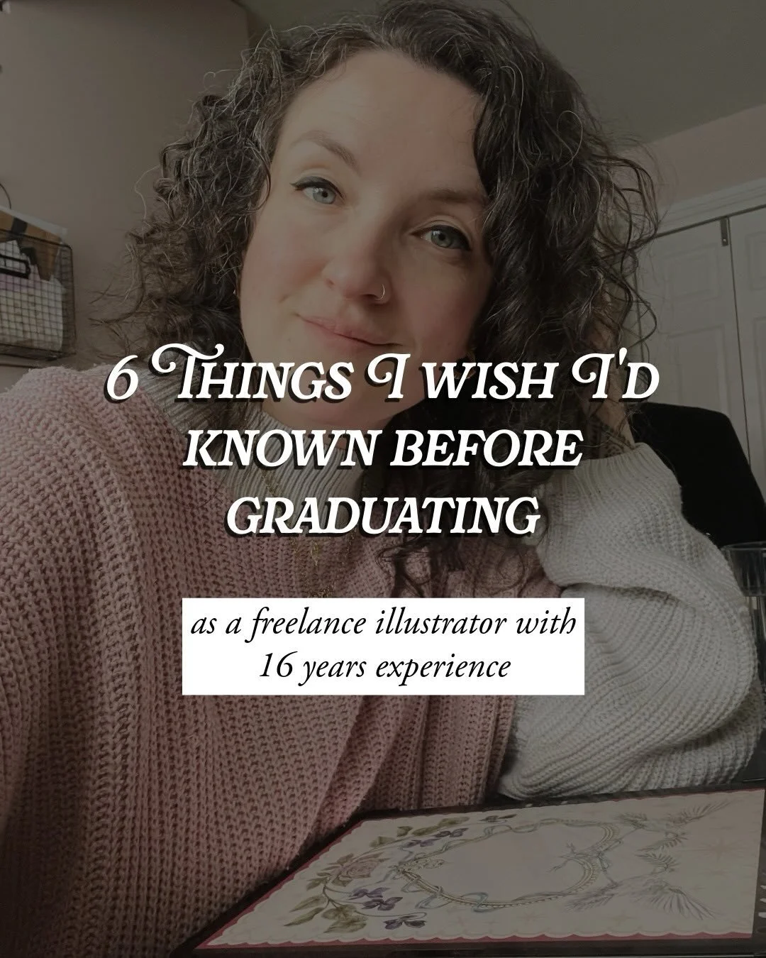 If I could talk to 22 year old me, this is probably what I&rsquo;d tell her 💖 oh, and to probably not get a neck tattoo the day before graduation photos (your mum won&rsquo;t be happy about it, sorry mum!) 

#illustration #freelanceillustrator #self