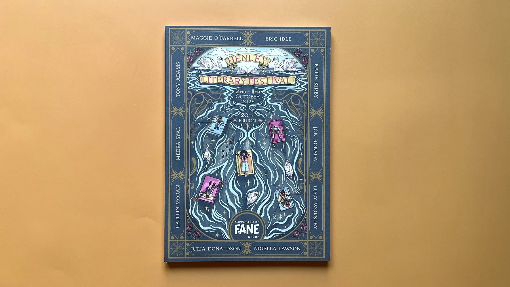 Cover illustration for Henley Literary Festival