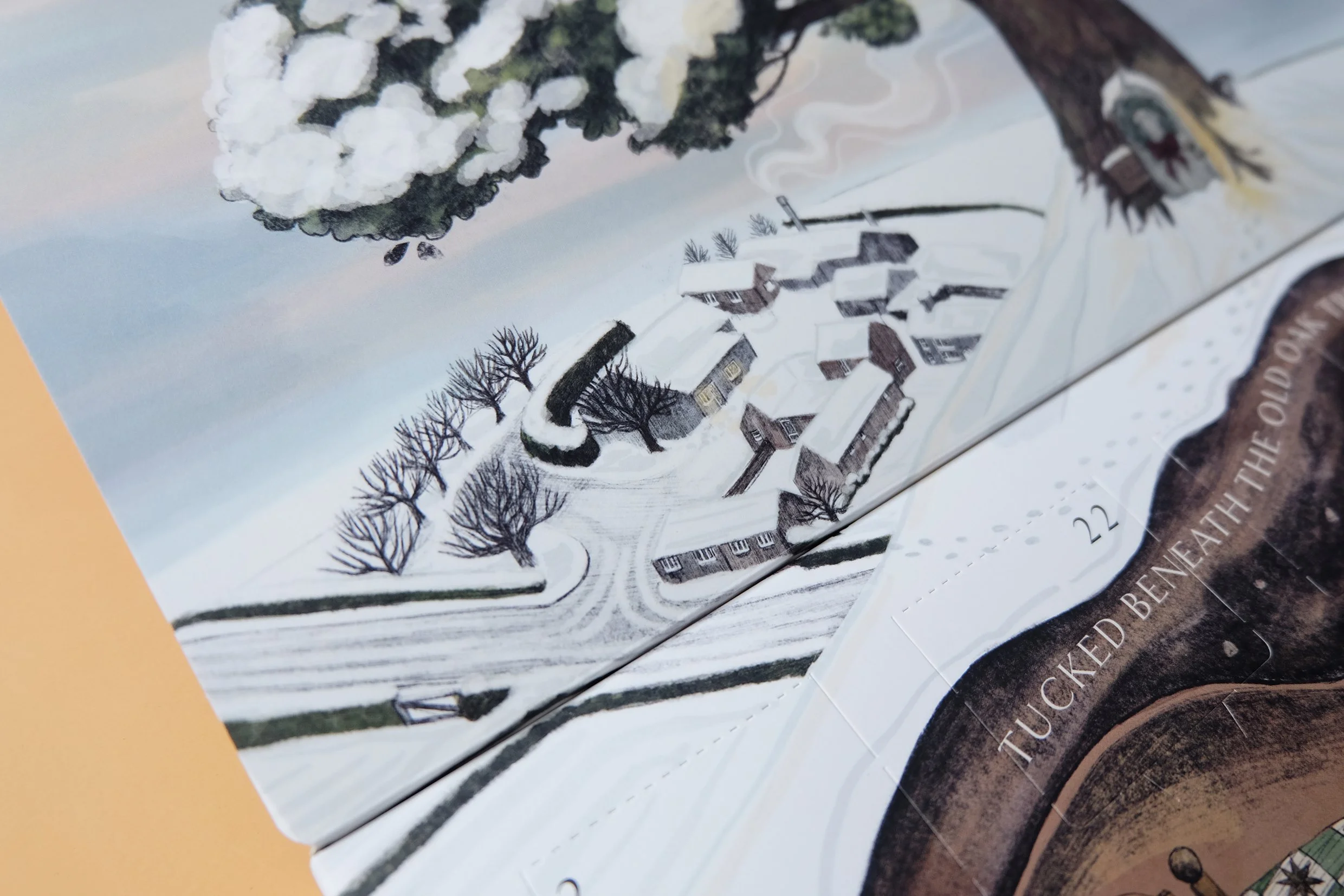 I also added Glass & Wick's barn to the design 