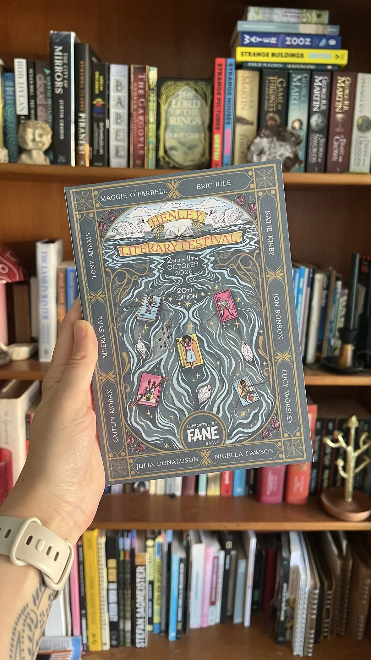 Cover illustration for Henley Literary Festival