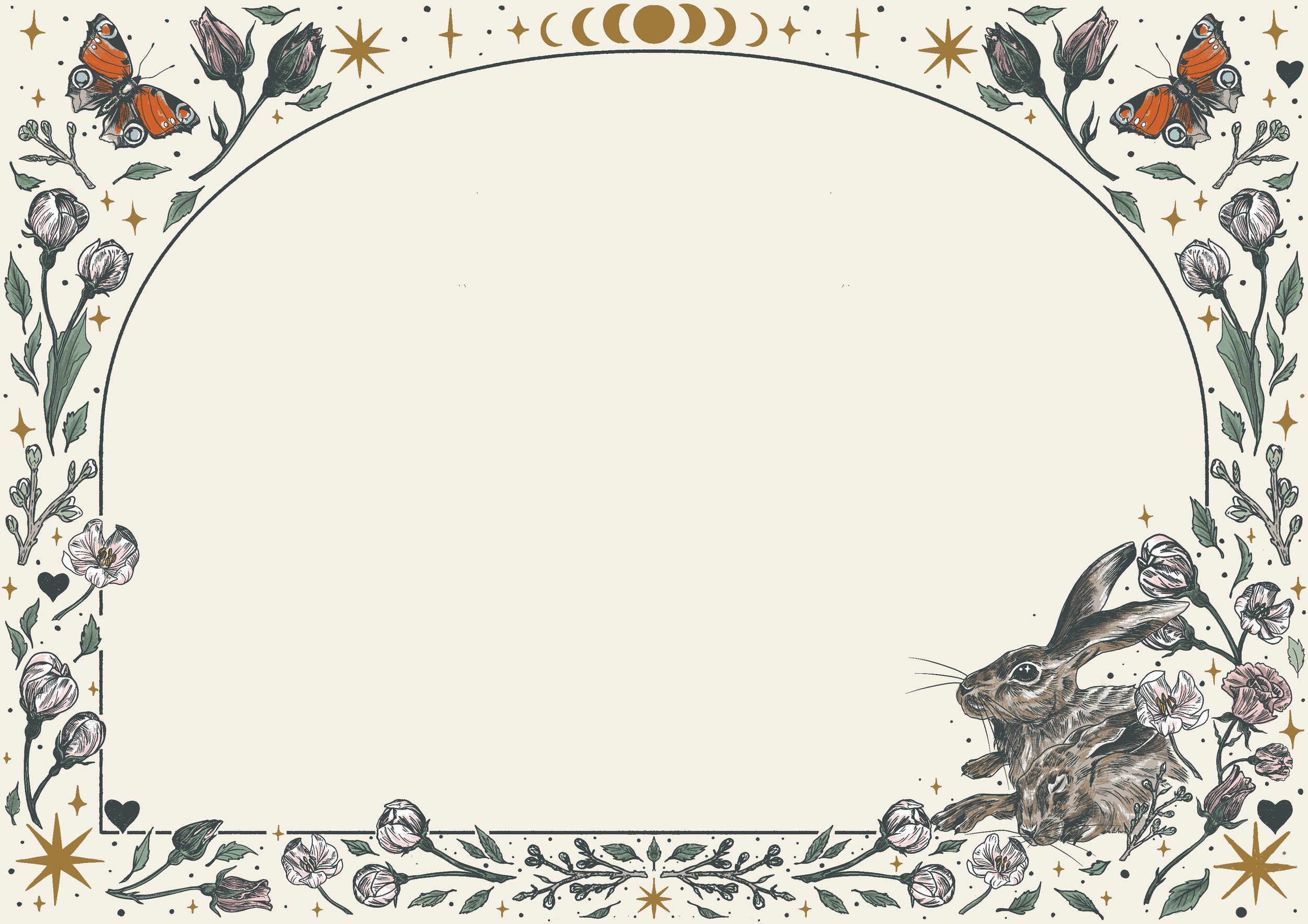 Quarter 1 seasonal illustration for Ragdale Hall