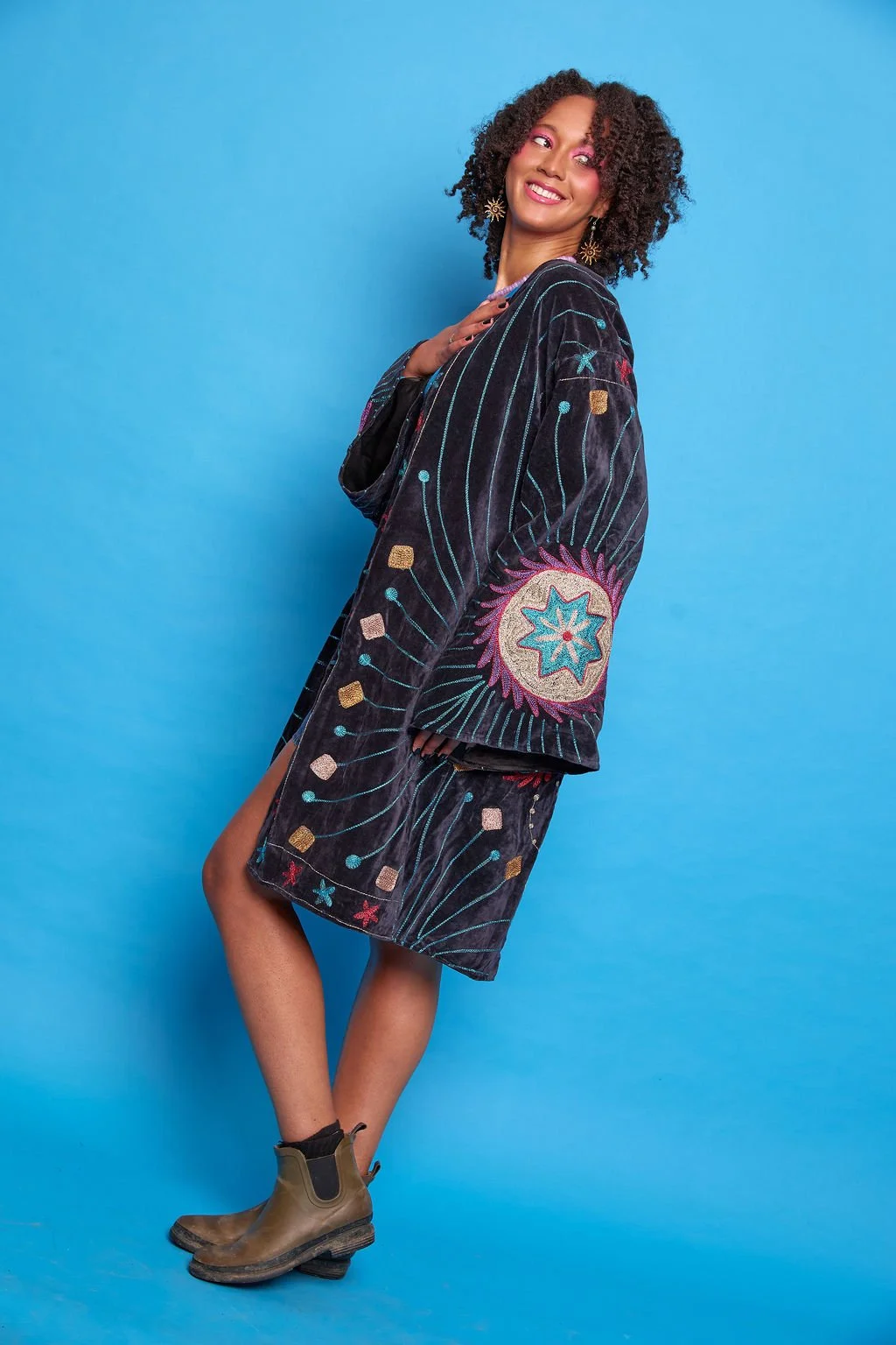 Festival Ready Artist Long Jacket by Lil & the Pickle