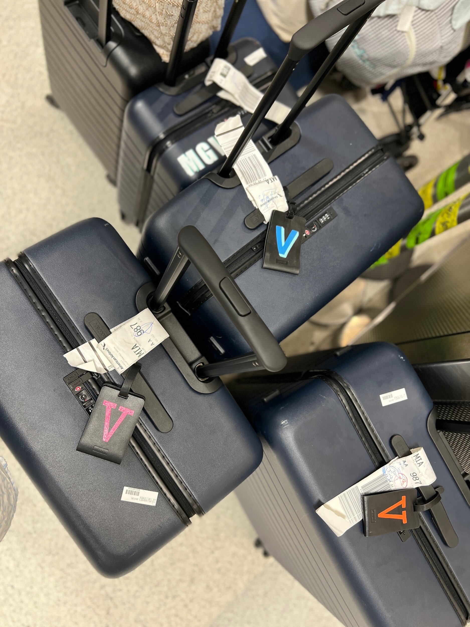 Monogrammed Luggage Tag