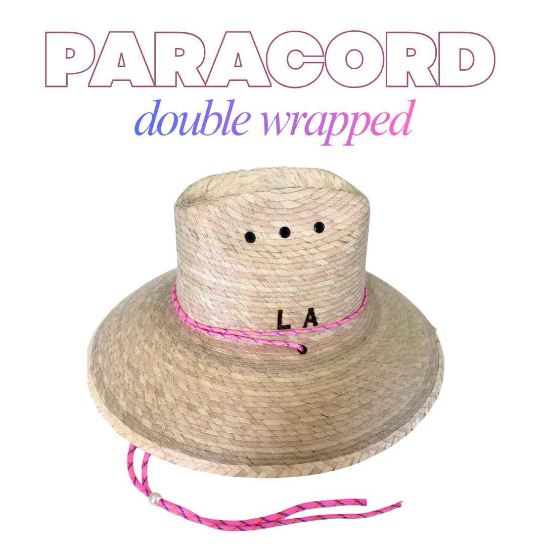 The Paracord Hat Straps - DOUBLE Wrap