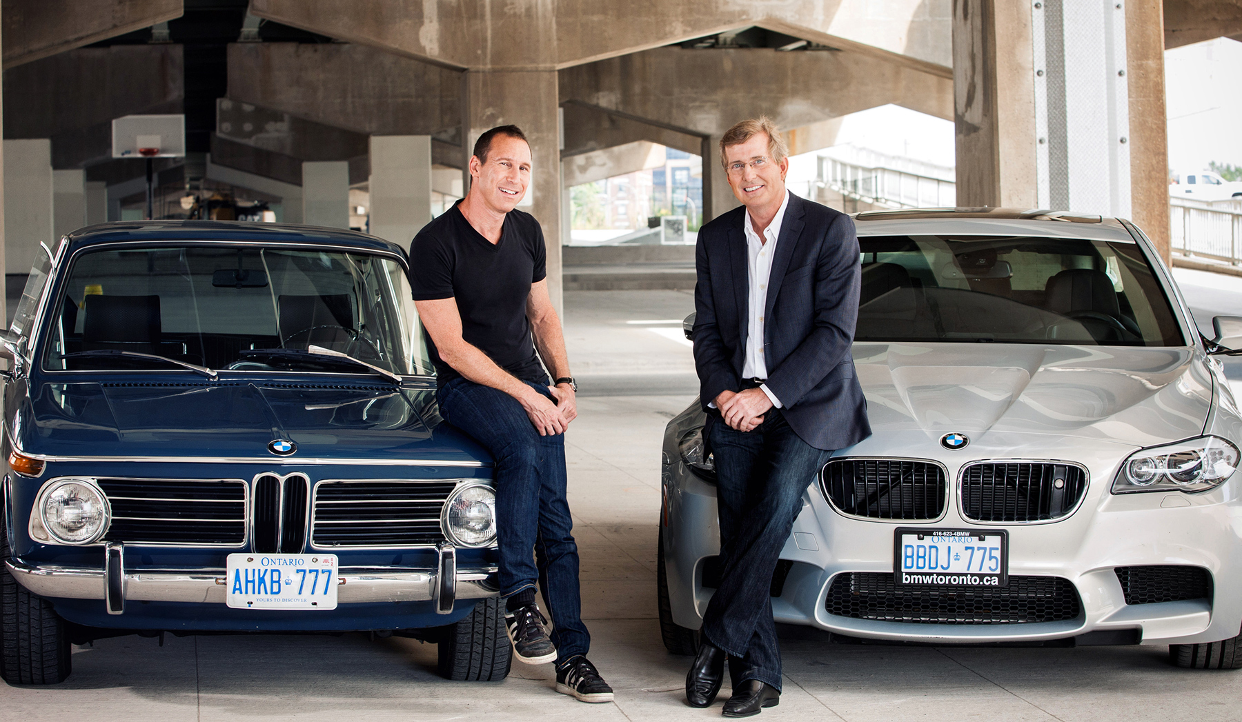 Founders David Wex (his 2002) & Mark Reeve (and his M5)