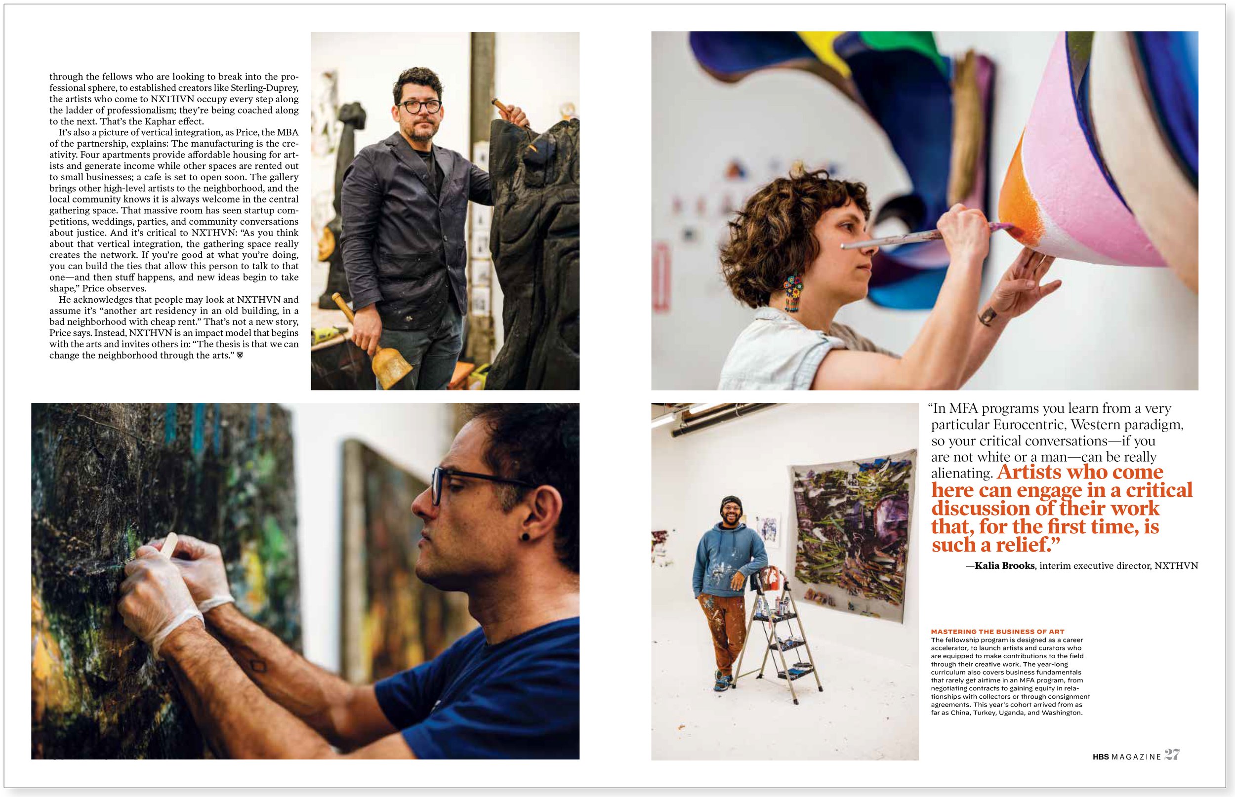 HBS (Harvard Business School magazine)