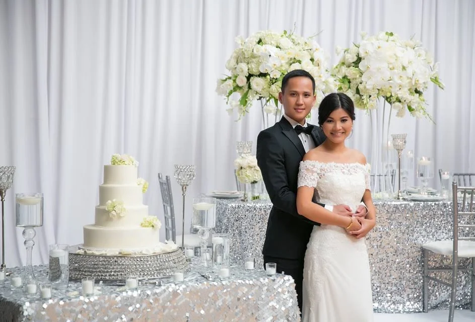 Photo by Jonny Ngo Floral by Angelina Wedding Center 