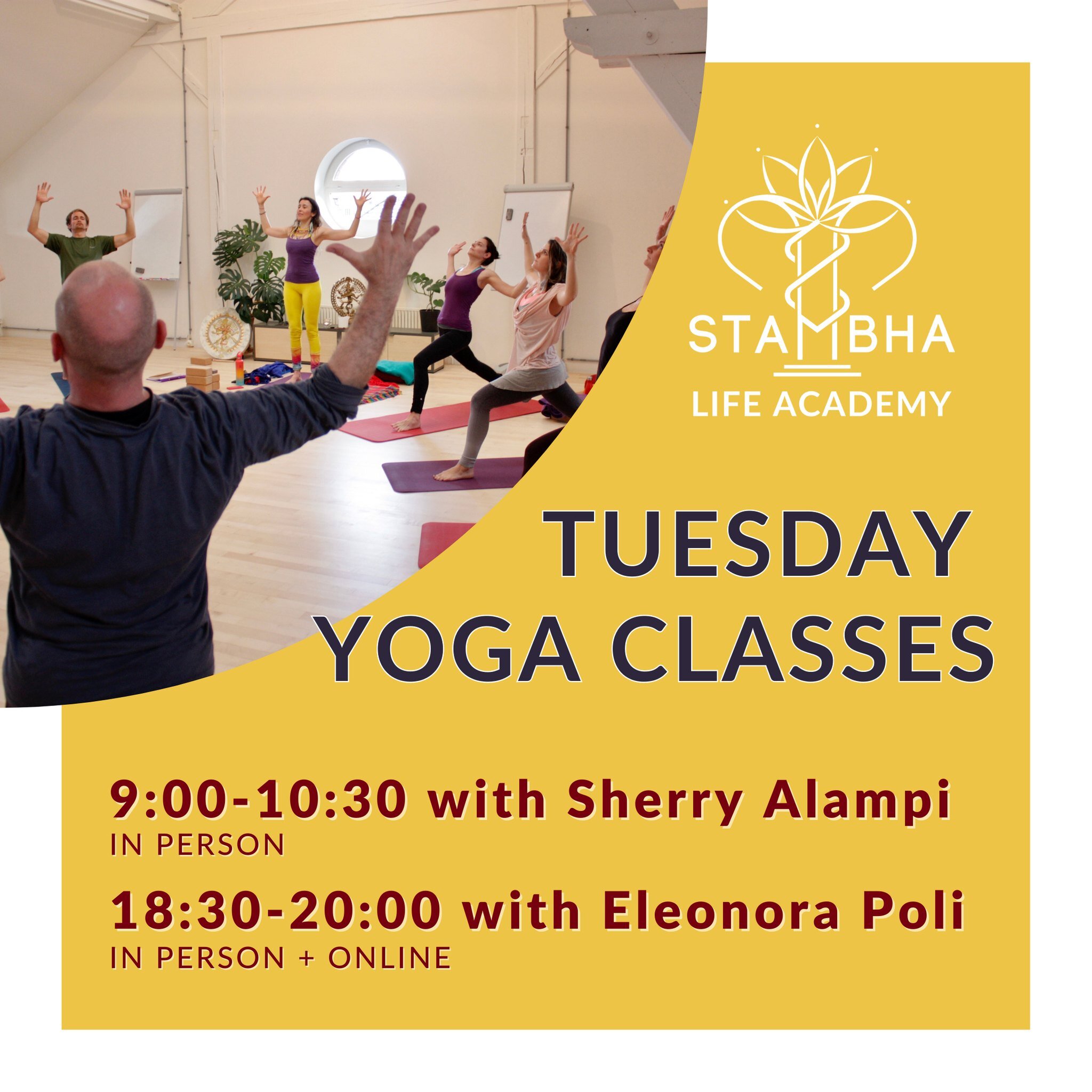 ❤ STAMBHA Yoga Class is a holistic yoga class embracing all the dimensions of yoga. and integrates all the gateways of STAMBHA Yoga methodology.

Open to everyone. ✨

We teach an all-around practice supporting personal and spiritual growth along with