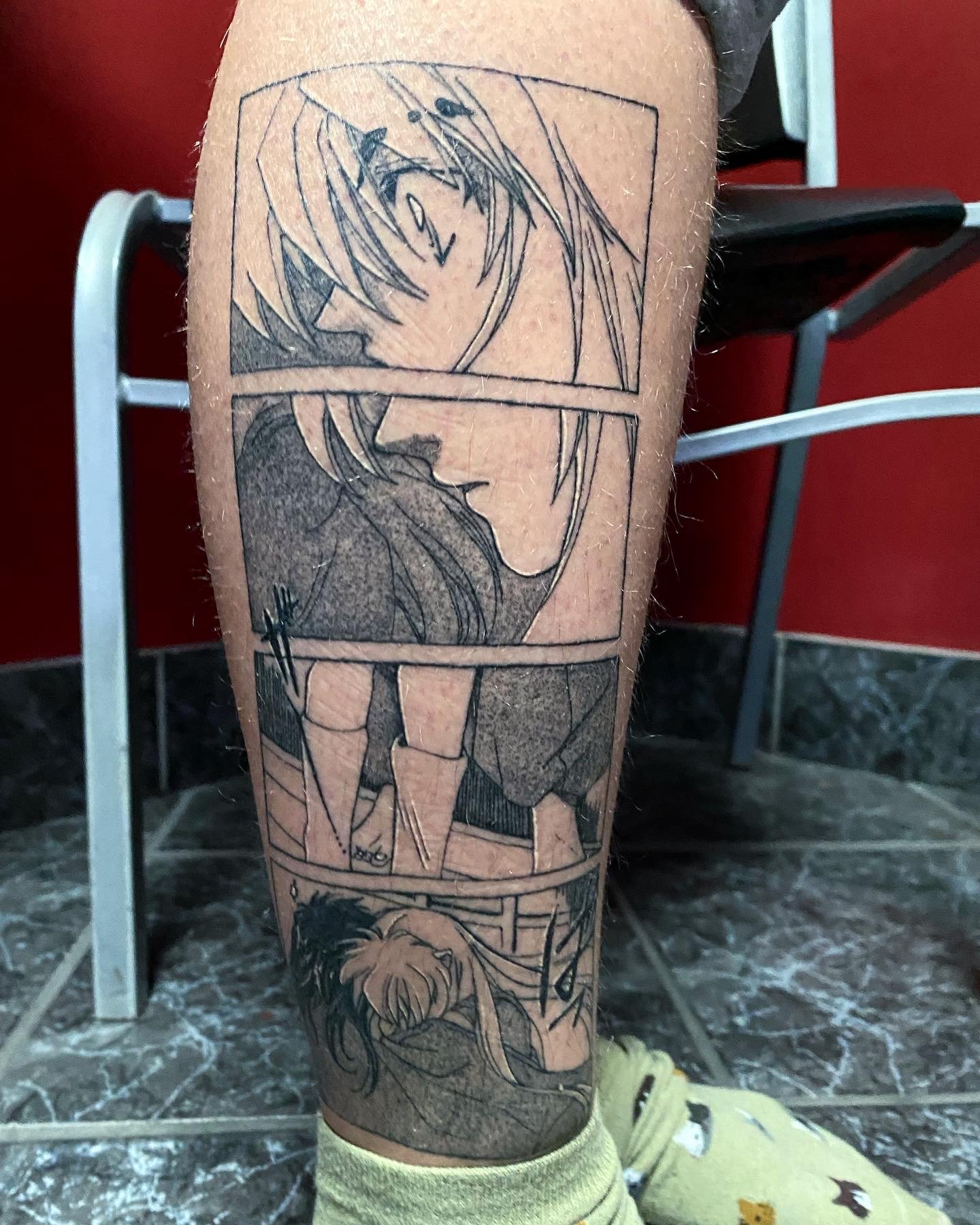 Suski  Anime Gaming Tattoos on Instagram Manga panel from the other day  gengar alakazam Not my original design if anyone knows the original  artist plz let me know so I can