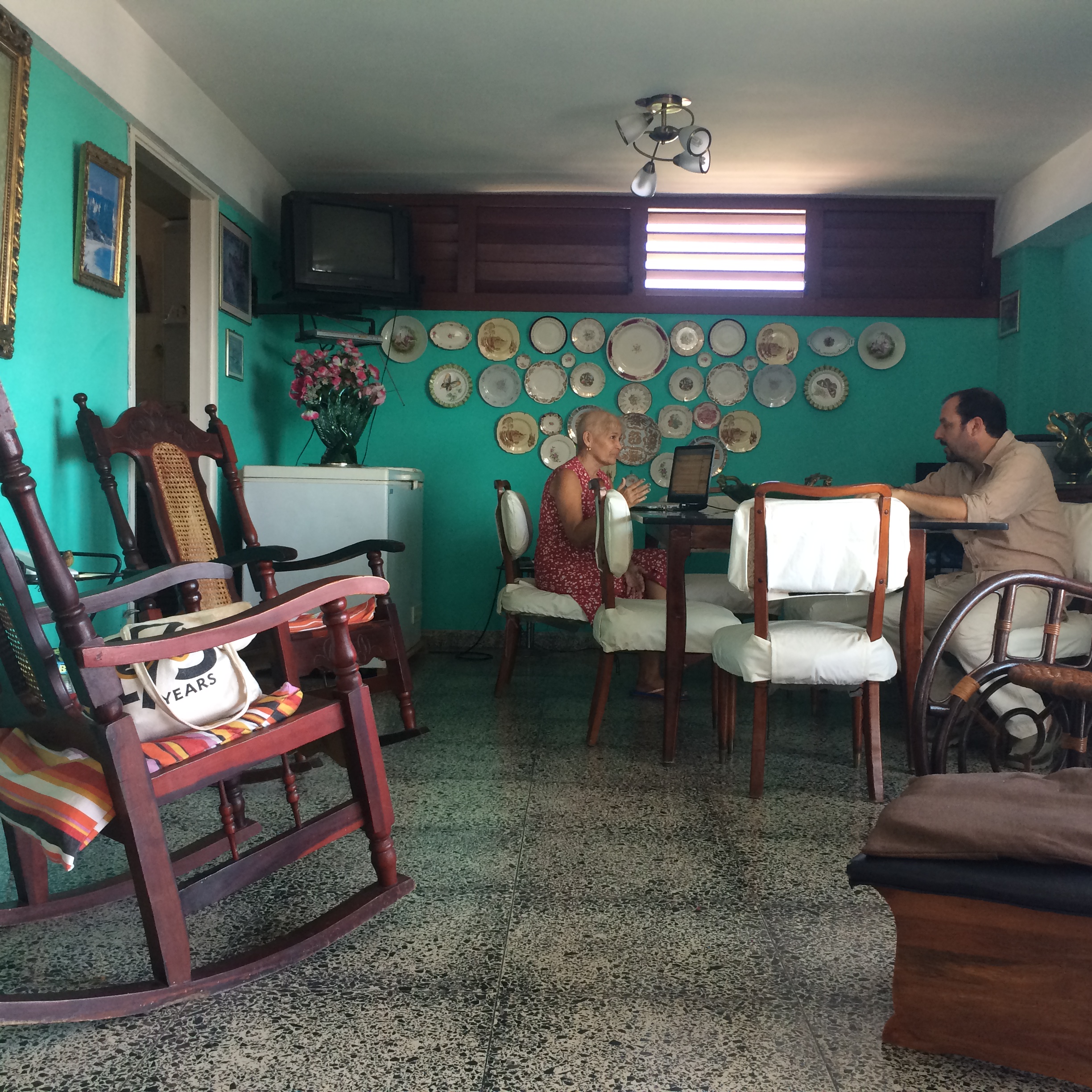 Our lovely host in Havana.