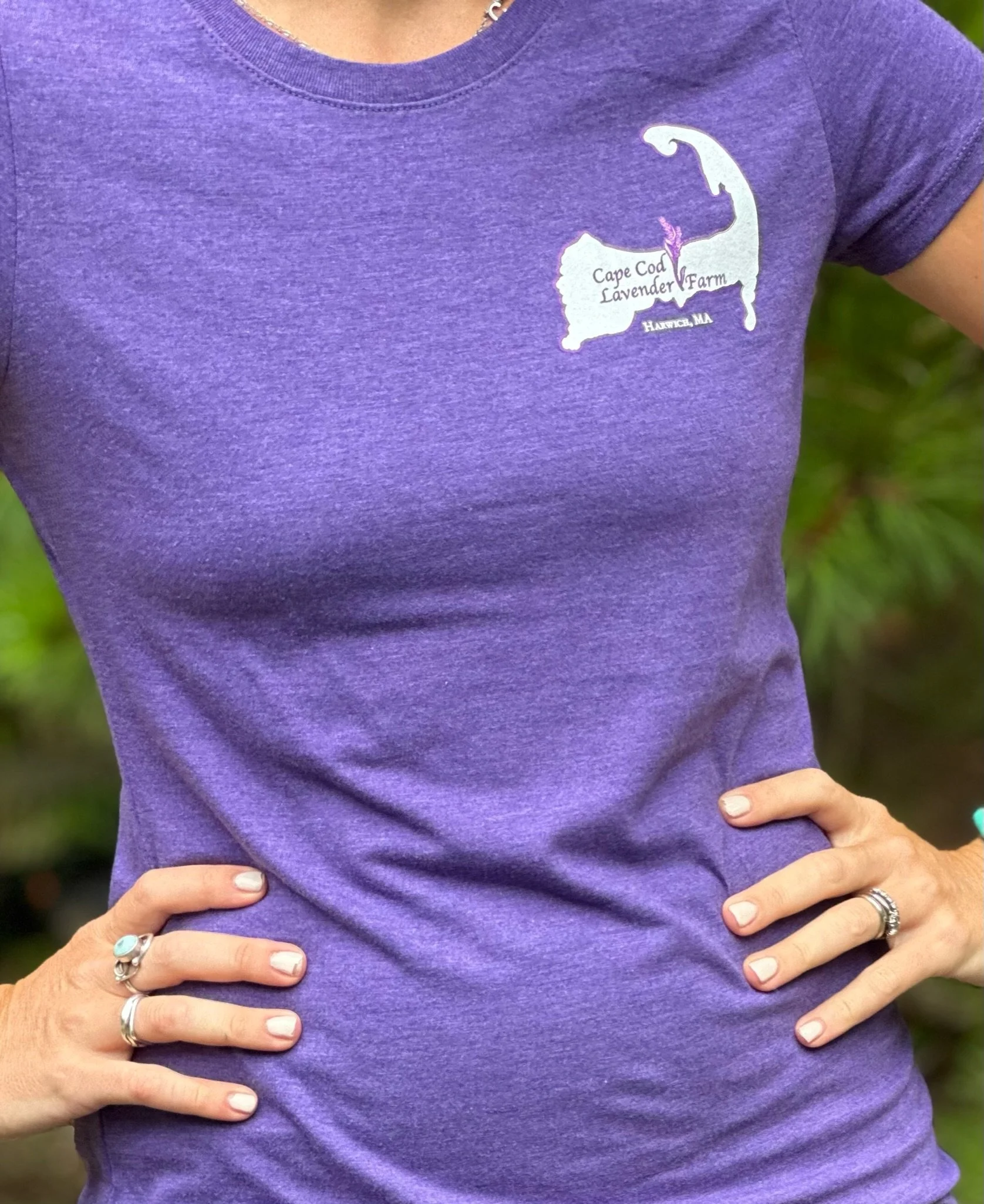 Cape Cod Lavender Farm Short-Sleeve Tee