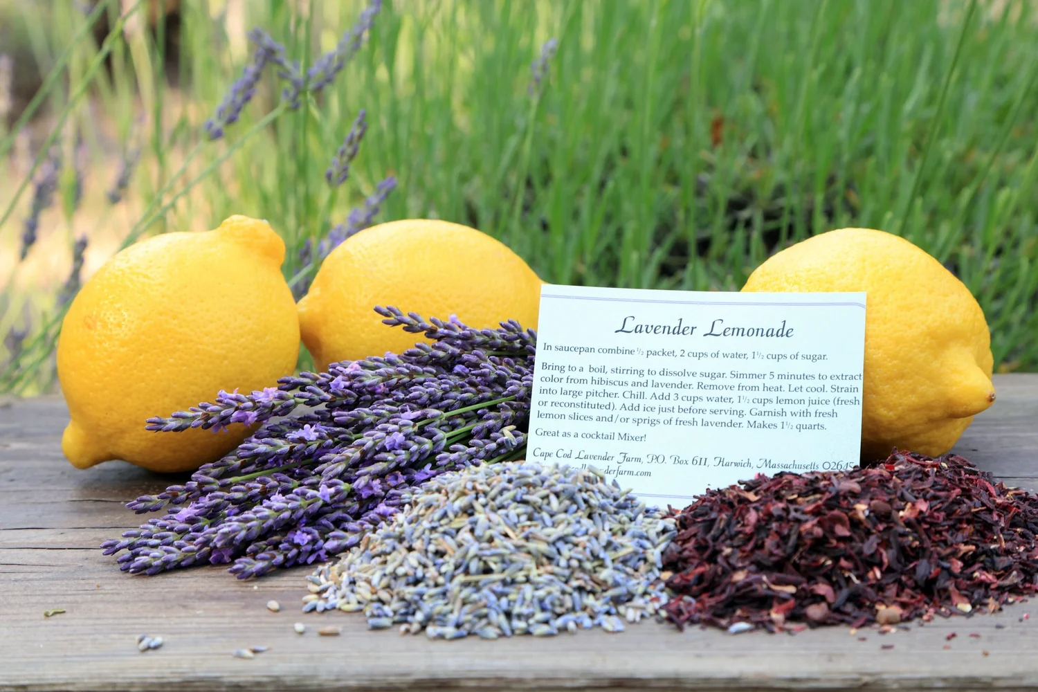 Lavender Hibiscus Lemonade — Cape Cod Lavender Farm