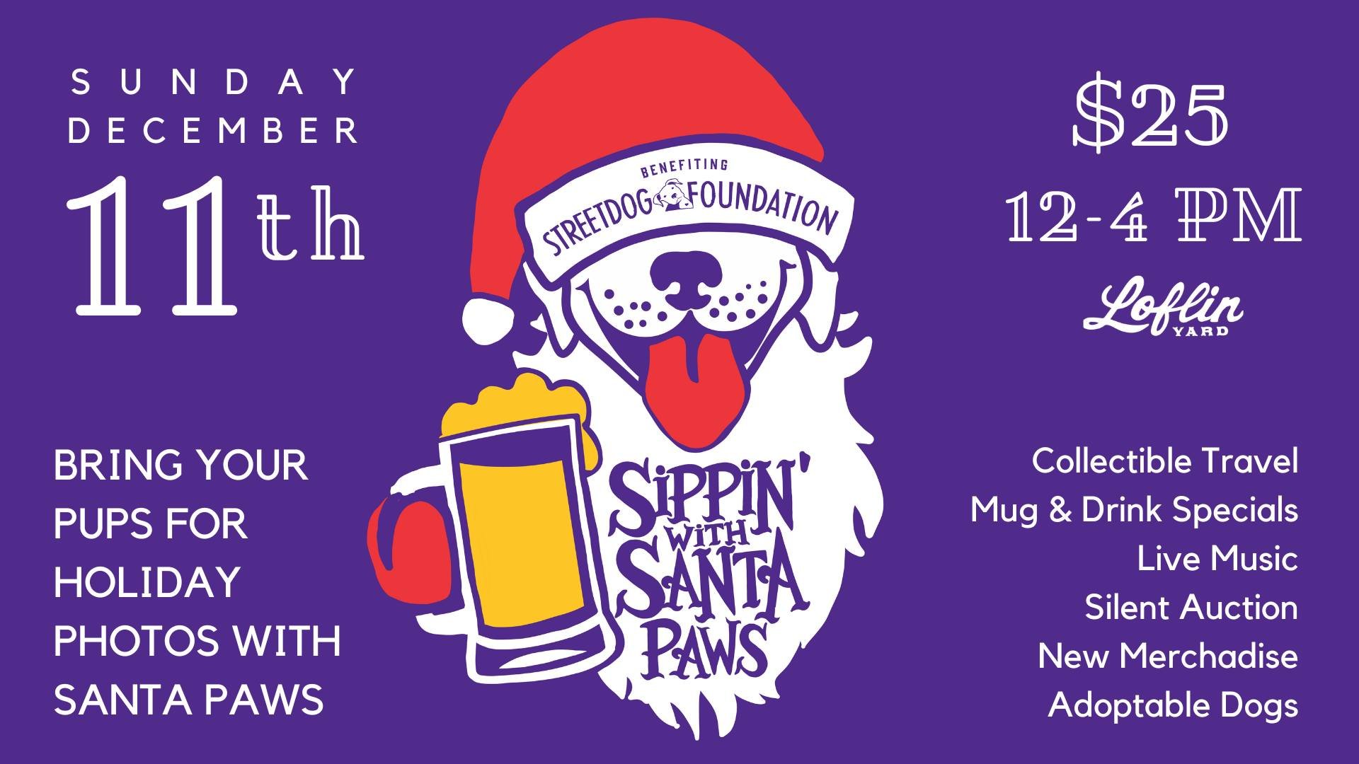 Sippin with Santa Paws - Dec 11, 2022