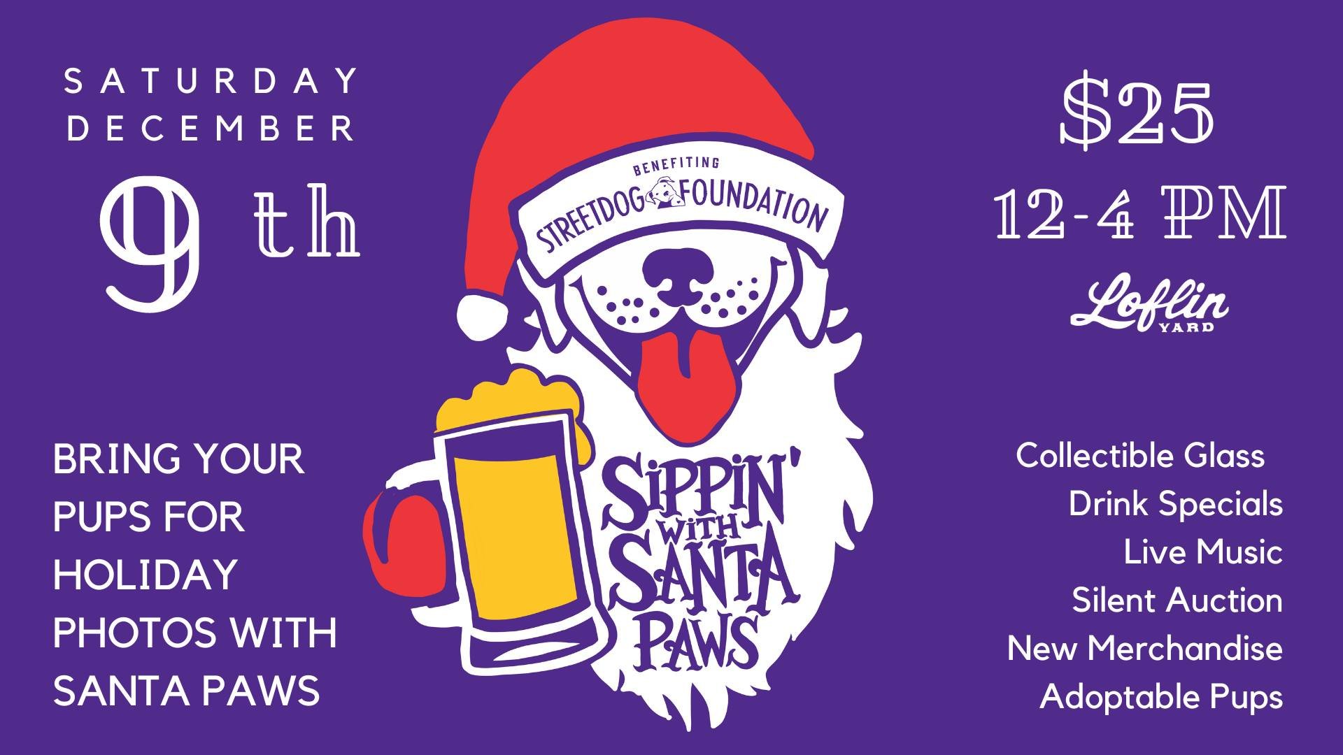 Sippin with Santa Paws - Dec 9, 2023