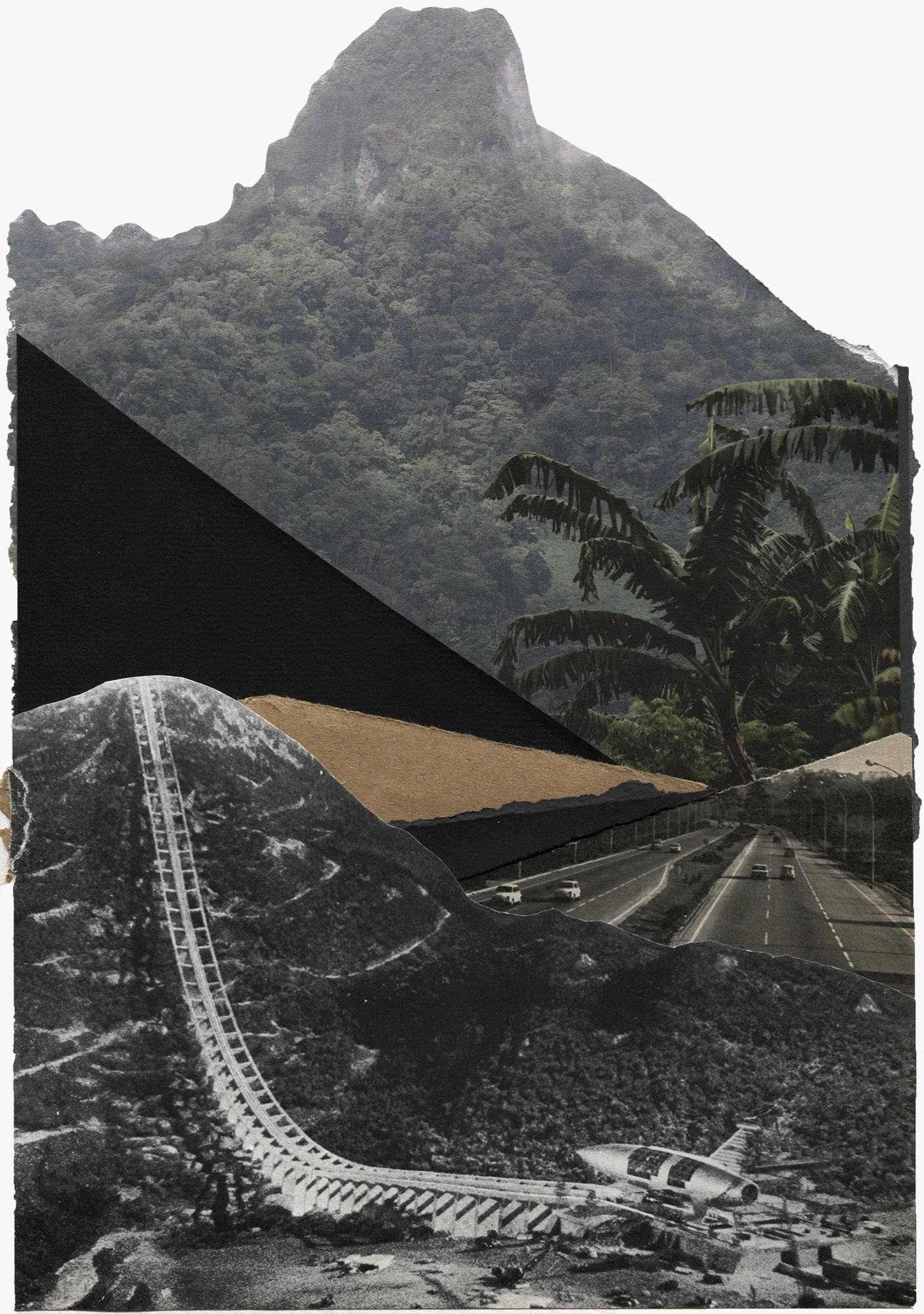 "infinitos son los caminos" COLLAGE SOLD OUT Fragmento de Valles