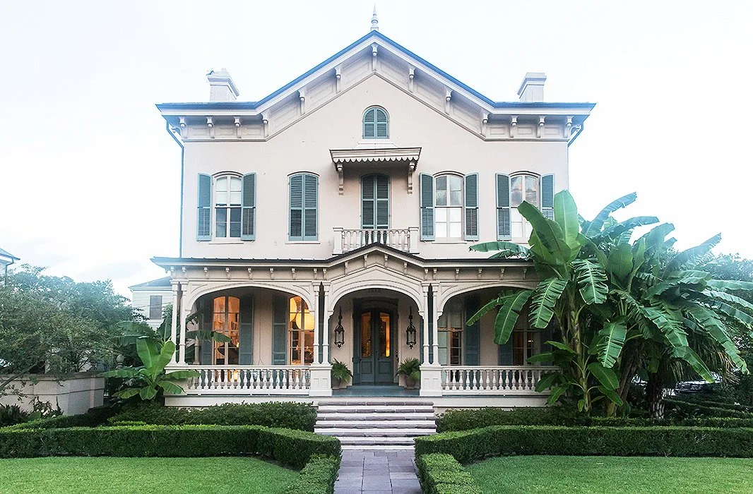 Built in 1868, the house had only three owners before Sara and Paul. The original owner liked to climb to the top of the roof and use a periscope to keep track of shipments coming and going on the Mississippi.