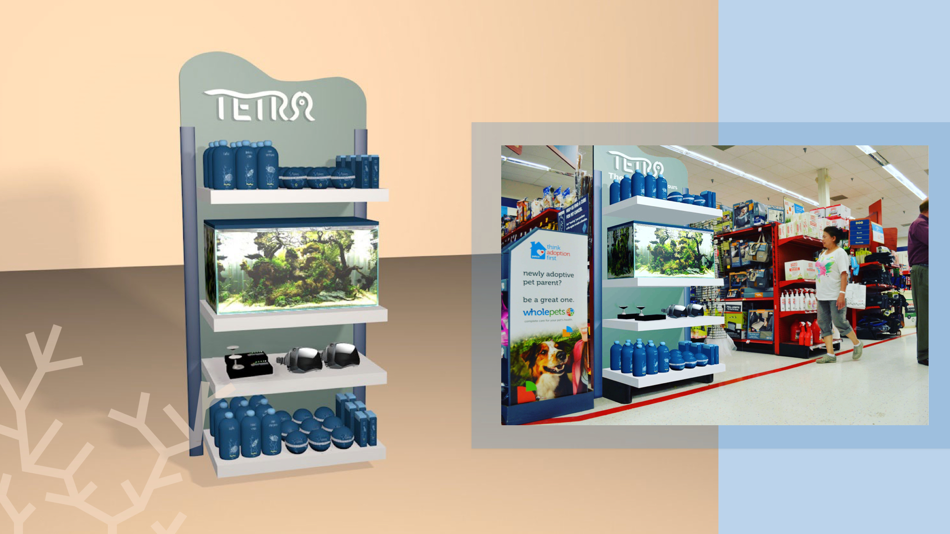 Endcap Display placed in hobby sections of popular retail outlets