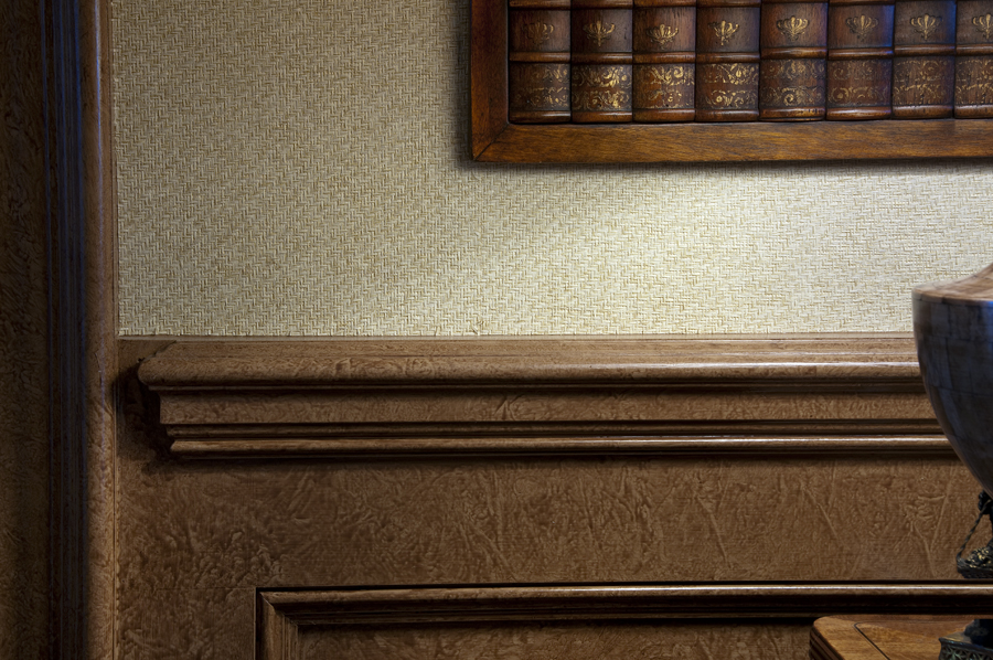 Grasscloth Detail