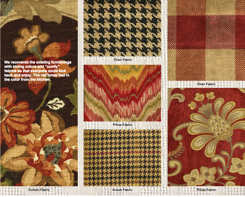 Living Room Fabric Details