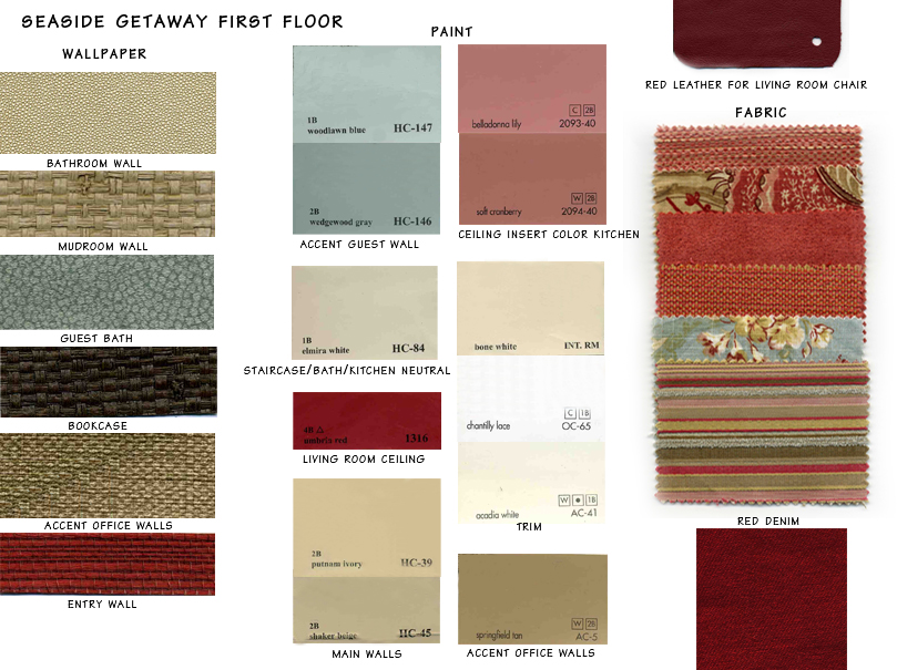 Color Palette for First Floor