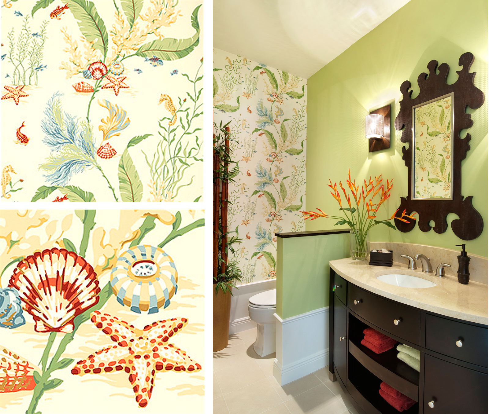 Transitional Powder Room