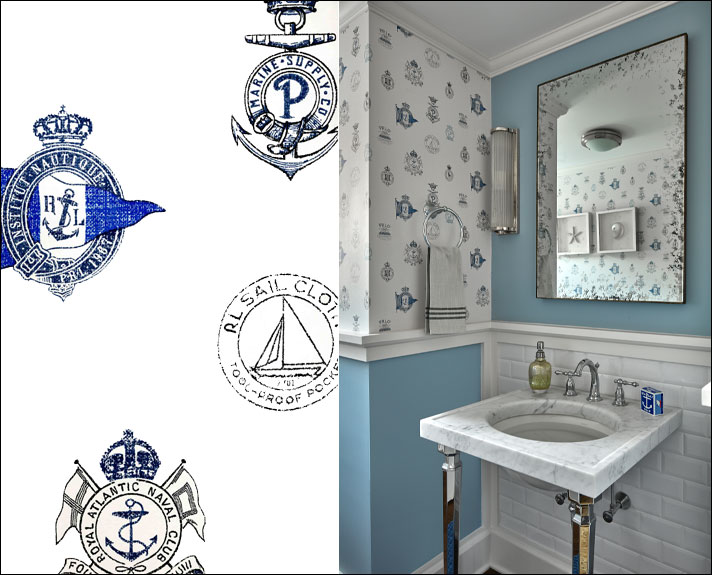 Seaside Powder Room
