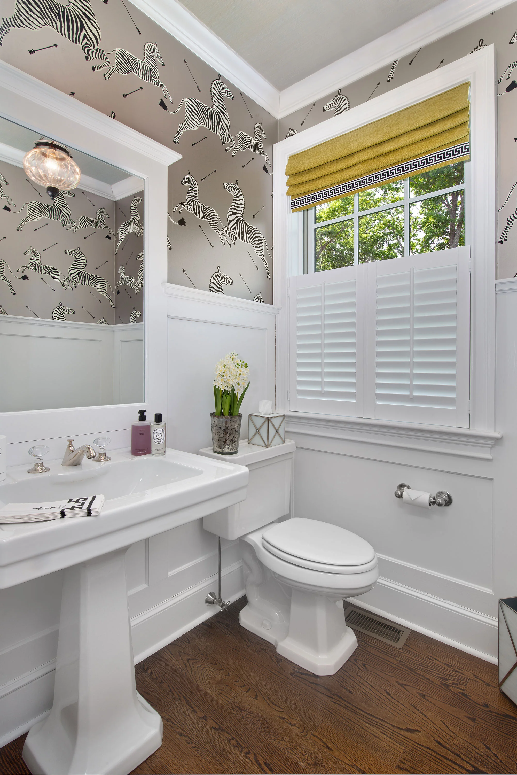 Transitional Powder Room