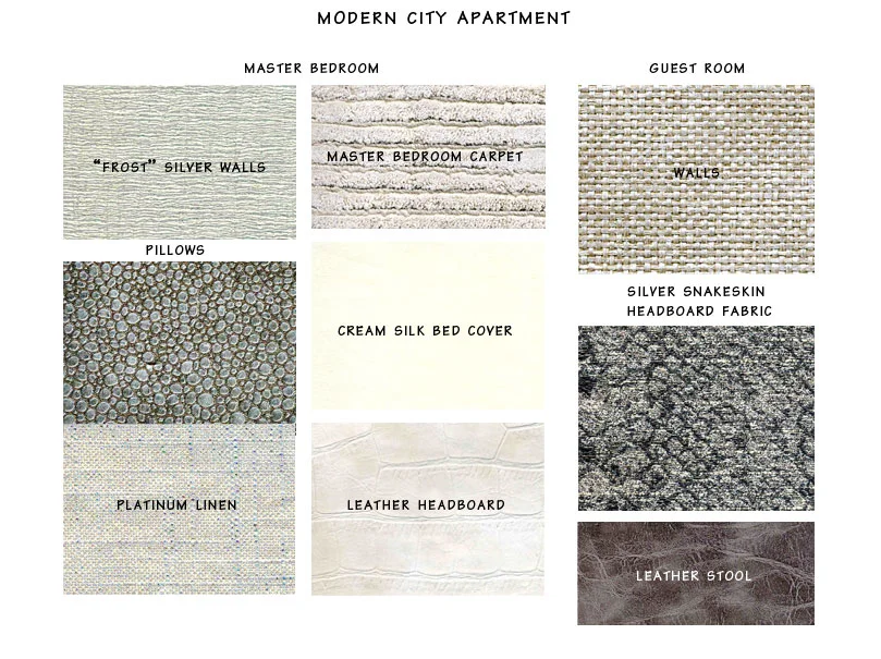 Color Palette for Master Bedroom and Guest Room