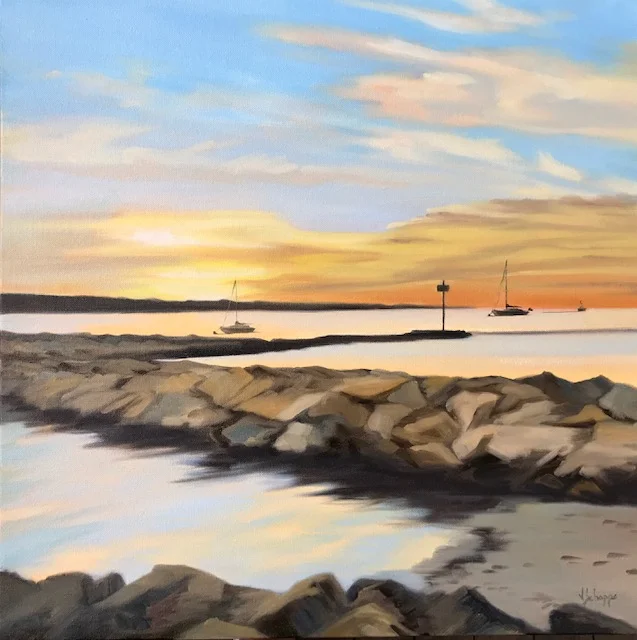 Crab Corner, 24x24, $950