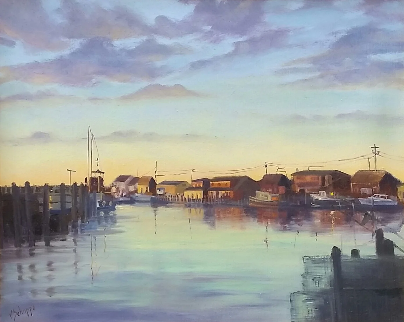 Shacks, 16x20, $850