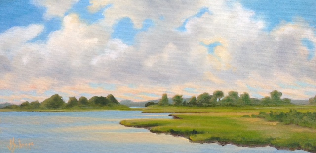View At Bend In The Road, 10x20, $750