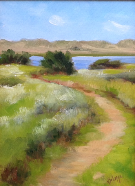 Path to the Bay, 9x12, $550