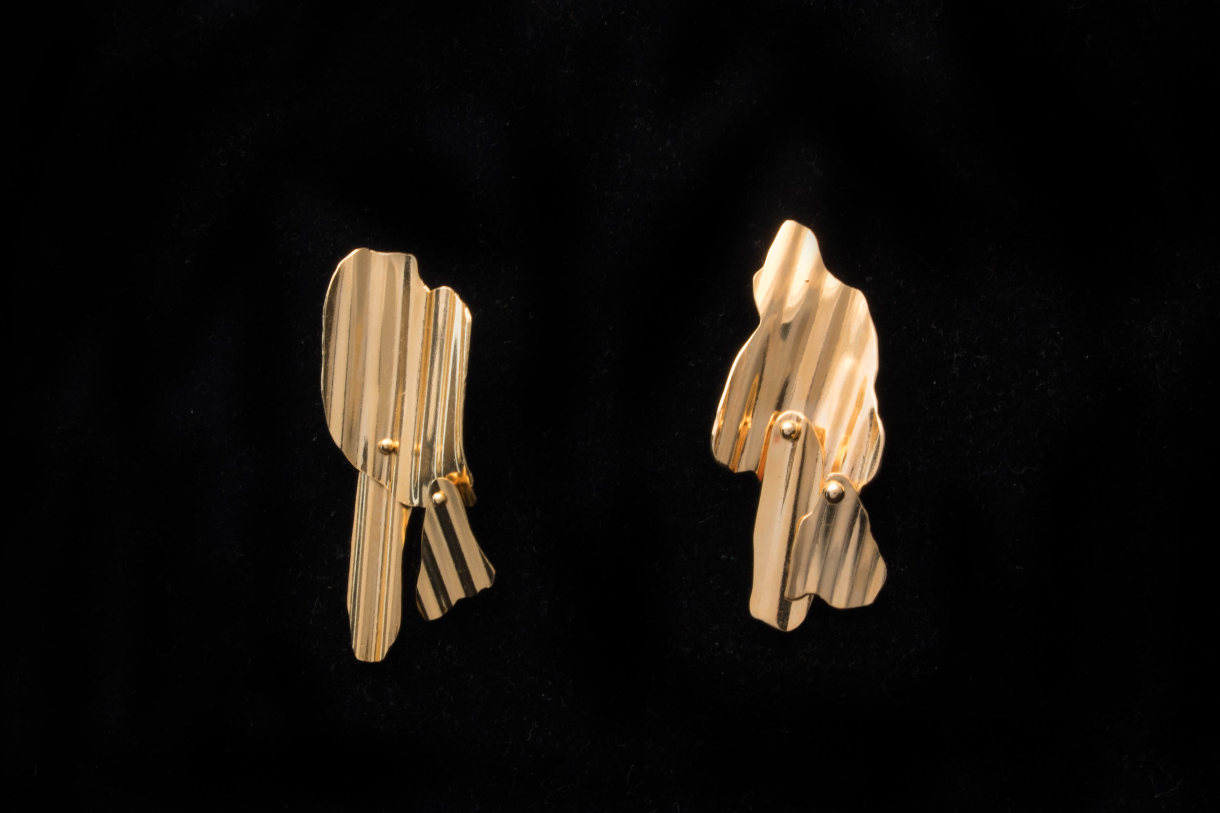 Tater Crumb Dangle Studs - Medium