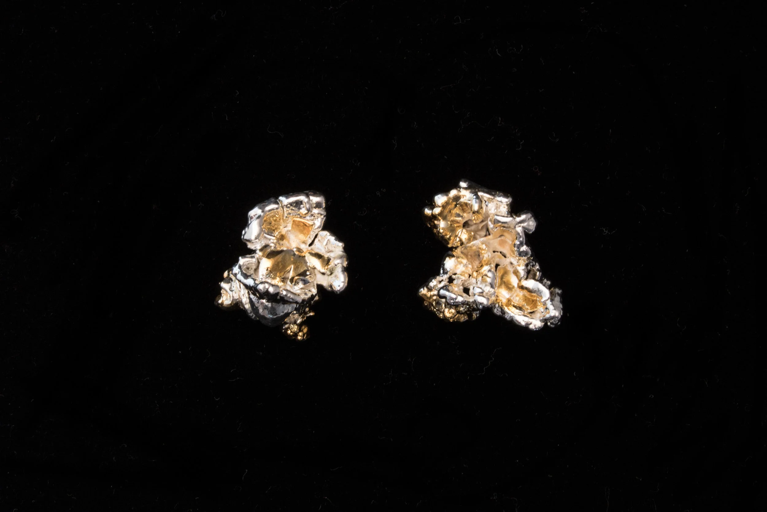 18k Gold and Silver Plated Popcorn
