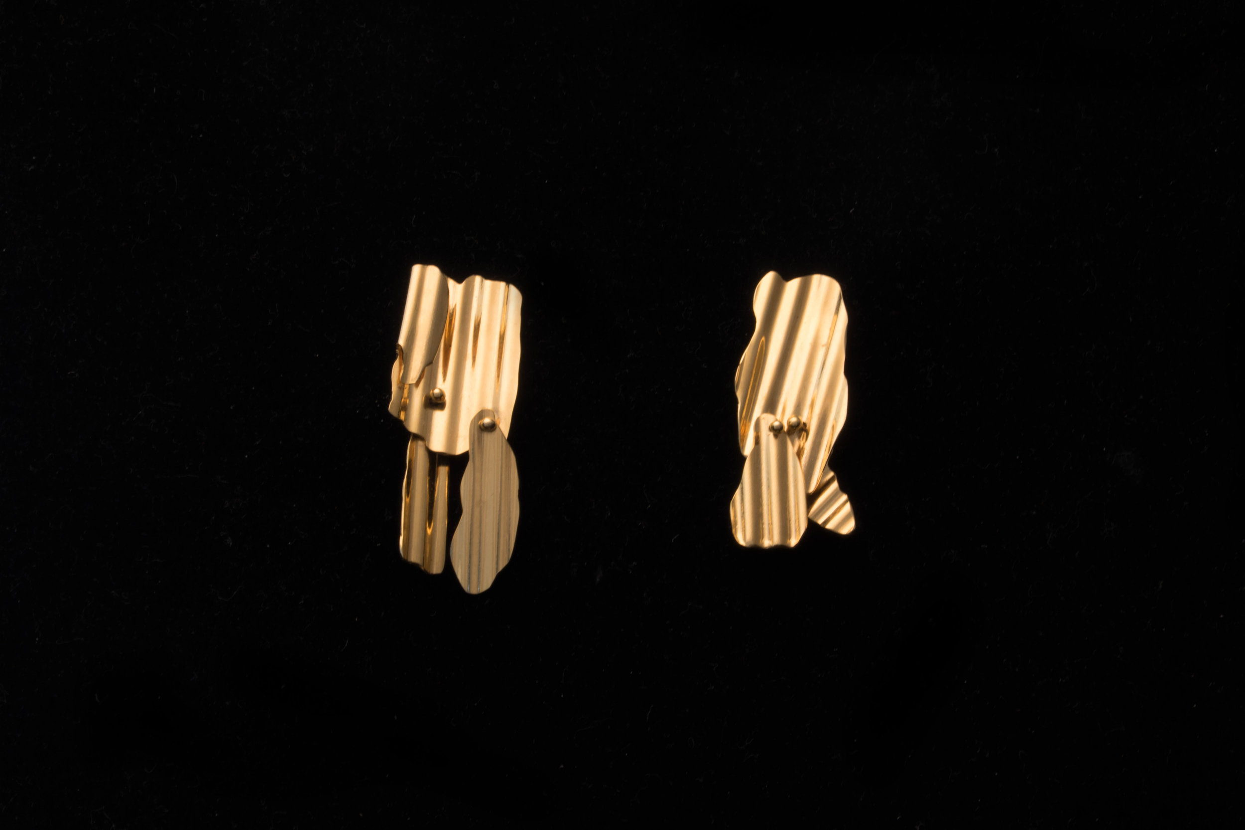 Tater Crumb Dangle Studs Small