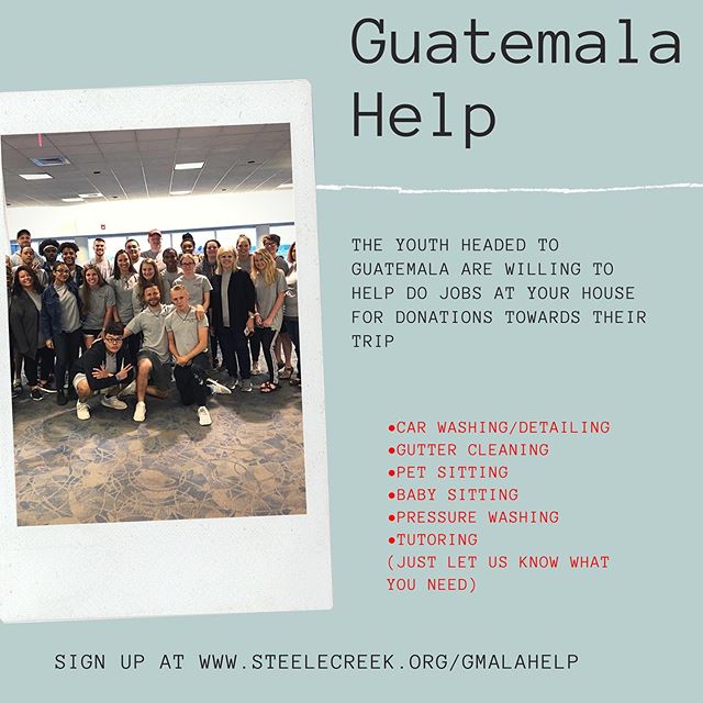 Let us know what you need!!