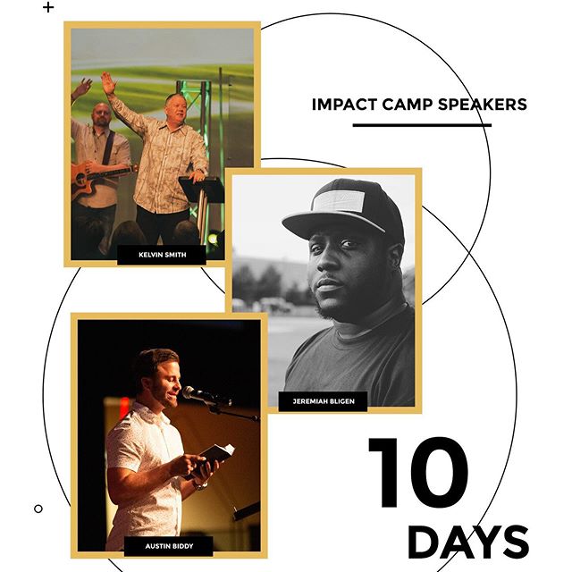 Kelvin Smith, Jeremiah Bligen, and Austin Biddy are our 3 speakers for Impact 2019