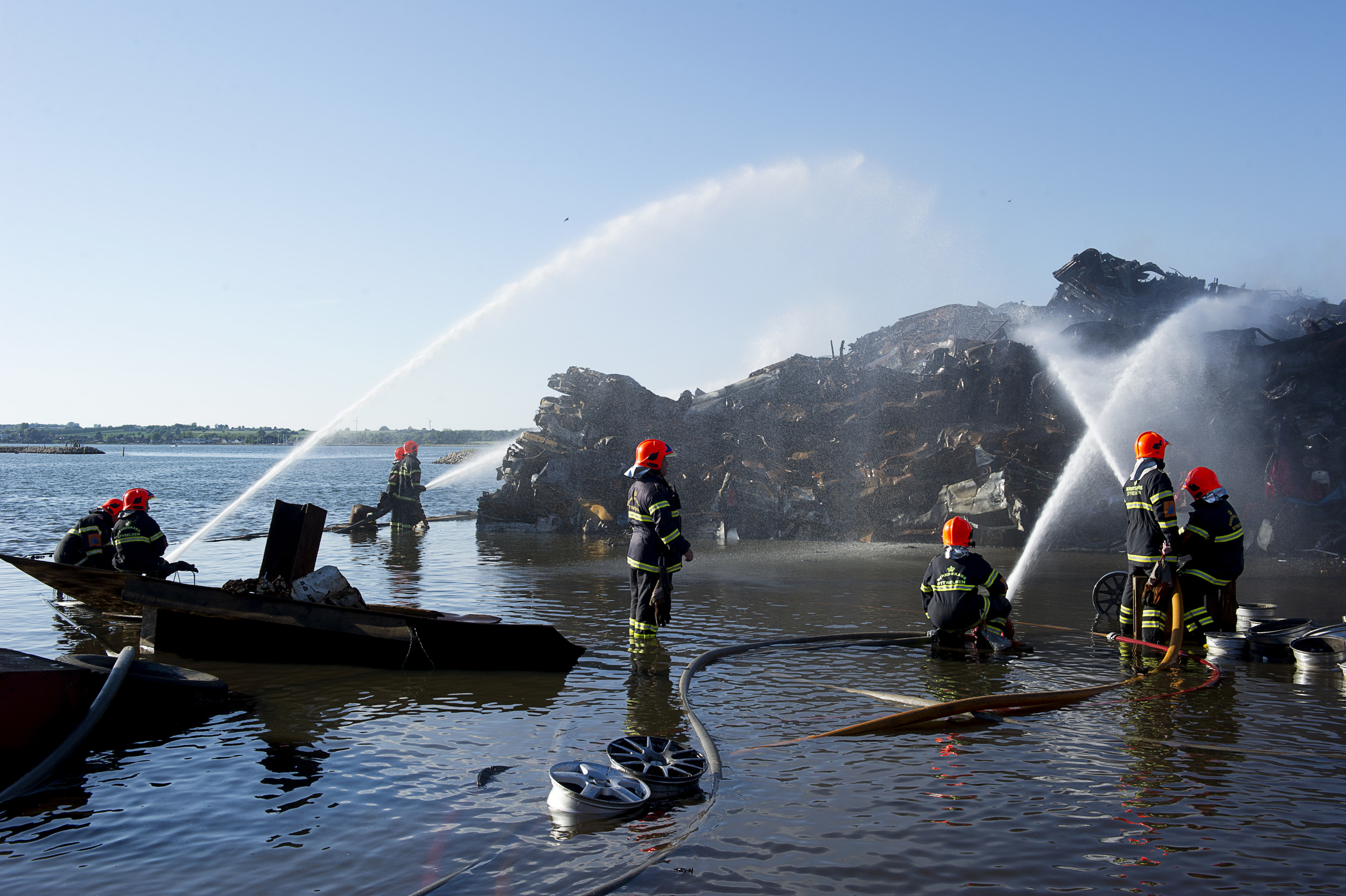 Brand på Holbæk Havn