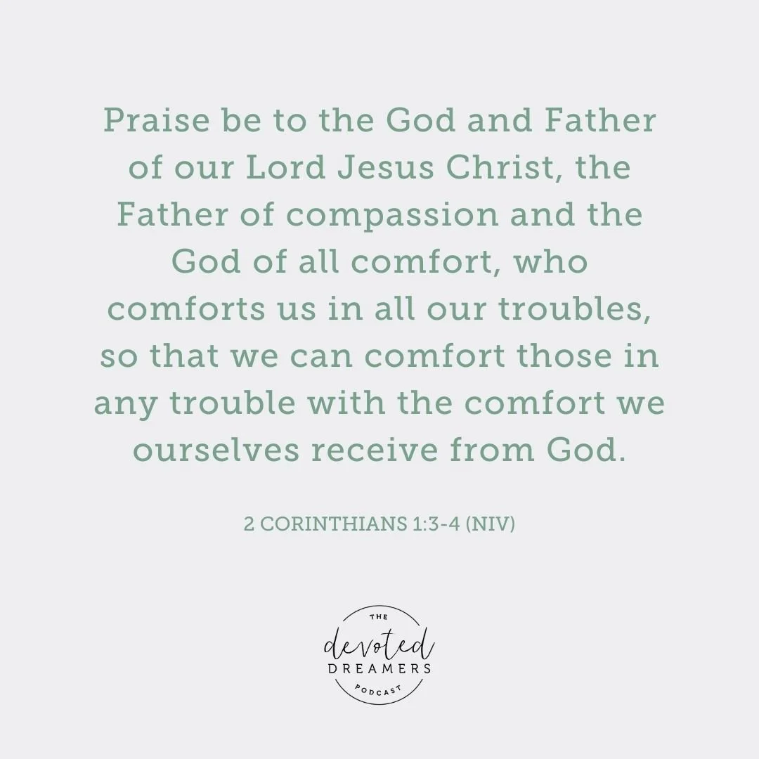 We are &quot;wounded healers&quot; ~ part of God's work in the world to bring His Kingdom to earth. But we only are ever able to comfort others because of the comfort we have received from Him.

Thank you Jesus for being an ever-present source of hop