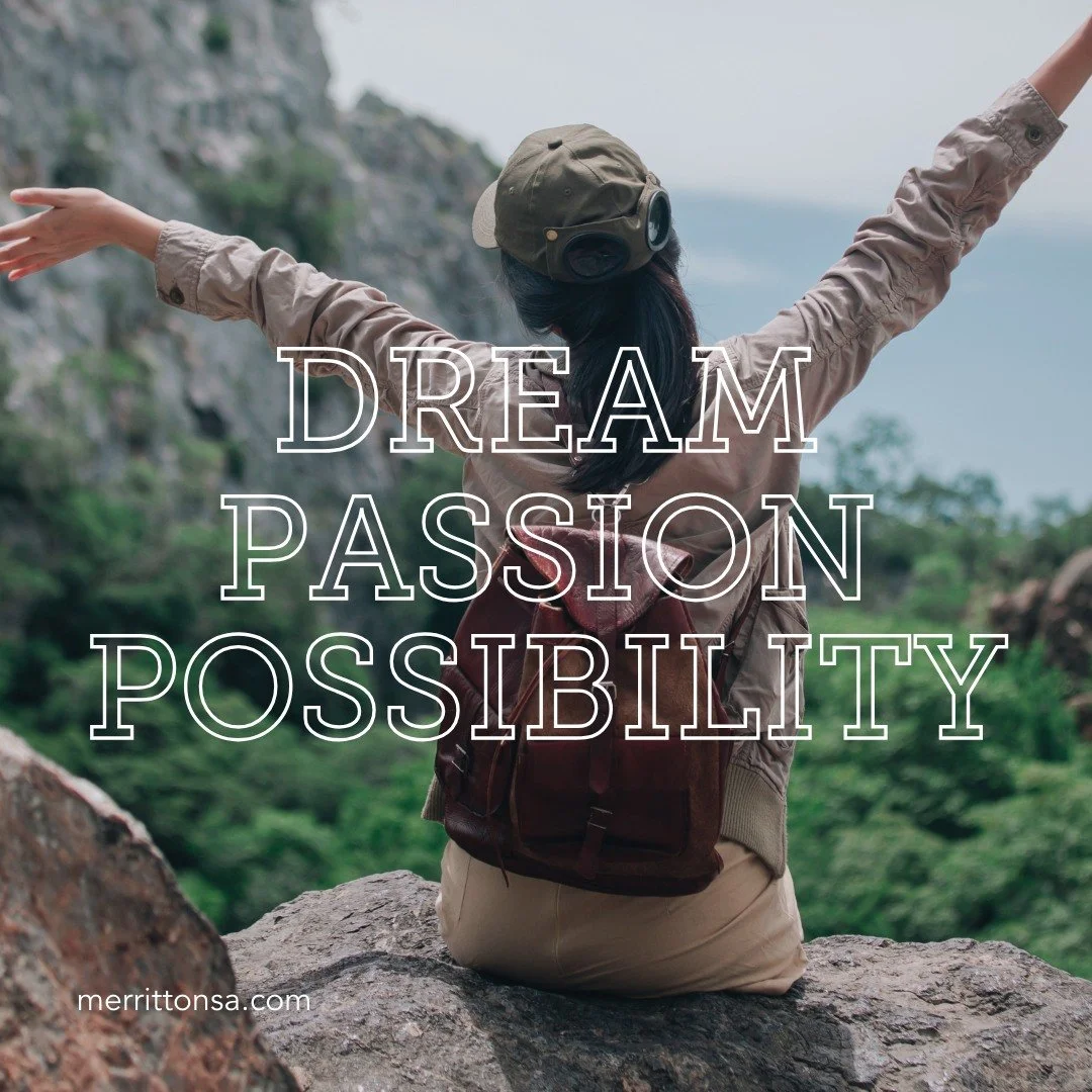 Your dream is just a fanciful idea until you take the first scary step. 

Concerned about going it alone? No worries. Let's go together!

You bring your passion and I'll bring the possibility. Together we'll clarify the dream, who it serves, and what