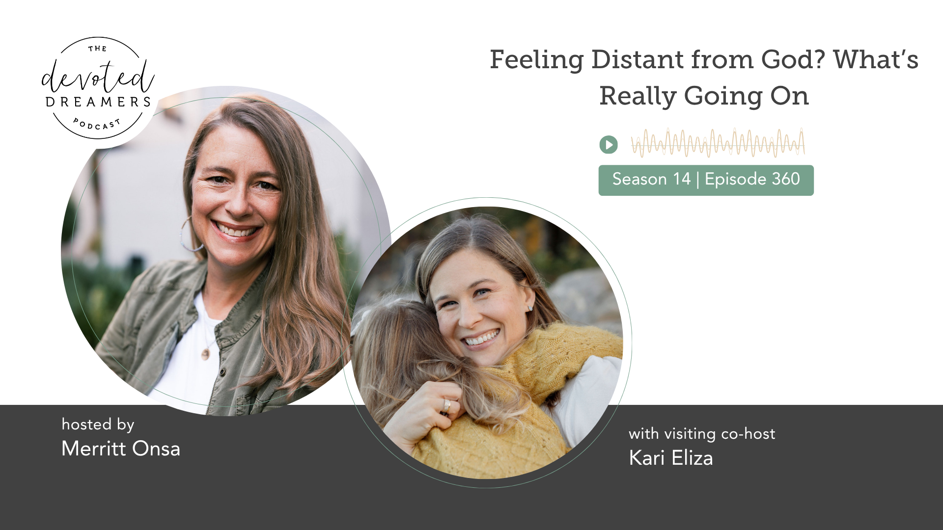 Podcast graphic: feeling distant from God?